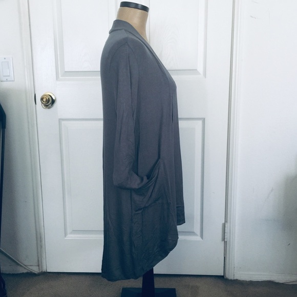 # NORDSTROM “BOBEAU” HI-LOW CARDIGAN Size Medium - Picture 4 of 7